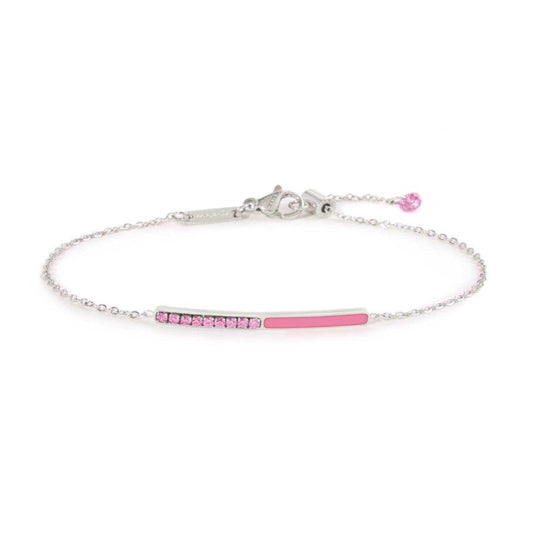 Bracciale con zirconi e smalto