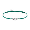 Carica l'immagine nel visualizzatore della galleria, Bracciale cordino con moschettone ad anello centrale
