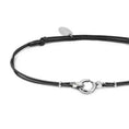 Carica l'immagine nel visualizzatore della galleria, Bracciale cordino con moschettone ad anello centrale
