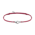 Carica l'immagine nel visualizzatore della galleria, Bracciale cordino con moschettone ad anello centrale
