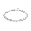 Carica l'immagine nel visualizzatore della galleria, Bracciale doppia catena snake e grumetta con sfere
