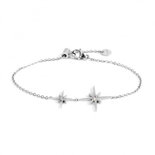 33BR0013 BRACCIALE DOPPIO PENDENTE ROSA DEI VENTI