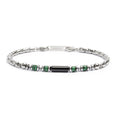 Carica l'immagine nel visualizzatore della galleria, Bracciale elementi in pietra ed elementi in ematite catena box - Desidero
