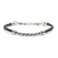 Carica l'immagine nel visualizzatore della galleria, Bracciale in pelle sintetica con catena twisted - Desidero
