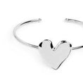 Carica l'immagine nel visualizzatore della galleria, Bracciale rigido con cuore irregolare
