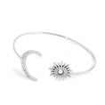 Carica l'immagine nel visualizzatore della galleria, Bracciale rigido sole e luna
