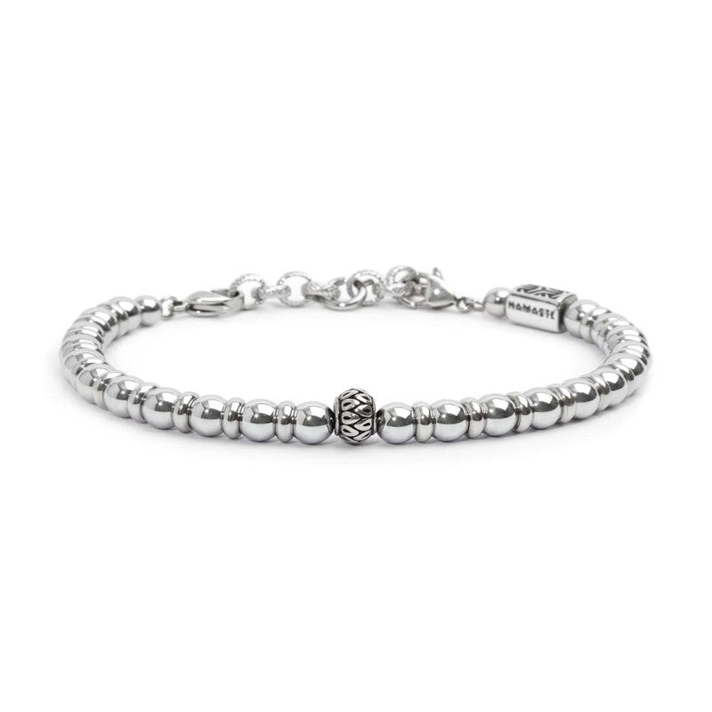 Bracciale sfere ematite 6mm - Desidero