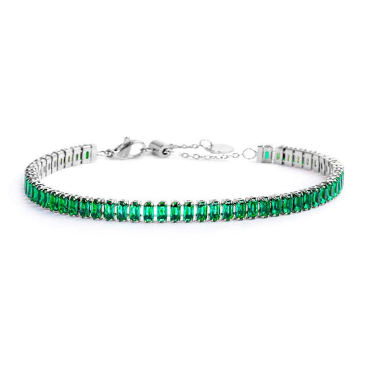 Bracciale tennis cristalli baguette - Desidero