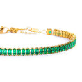Carica l'immagine nel visualizzatore della galleria, Bracciale tennis cristalli baguette - Desidero

