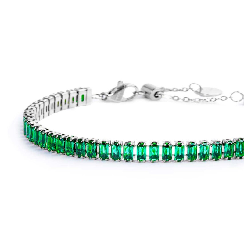 Bracciale tennis cristalli baguette - Desidero