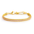 Carica l'immagine nel visualizzatore della galleria, Bracciale tennis zirconi baguette catena snake squadrata
