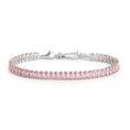 Carica l'immagine nel visualizzatore della galleria, Bracciale tennis zirconi baguette
