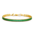 Carica l'immagine nel visualizzatore della galleria, Bracciale tennis zirconi baguette
