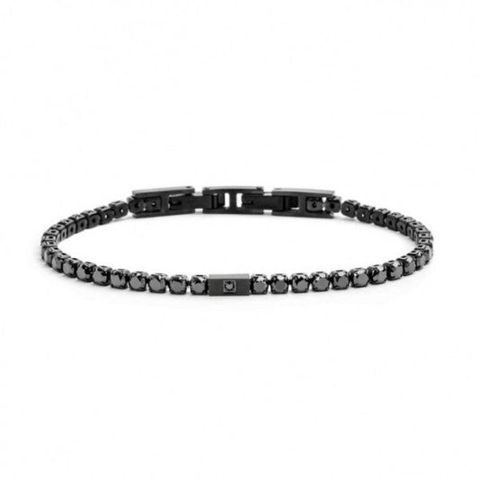 31BR0005NN-S BRACCIALE TENNIS ZIRCONI NERI 3MM