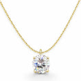 Carica l'immagine nel visualizzatore della galleria, COLLANA A GIROCOLLO CON PUNTO LUCE - Silver 925
