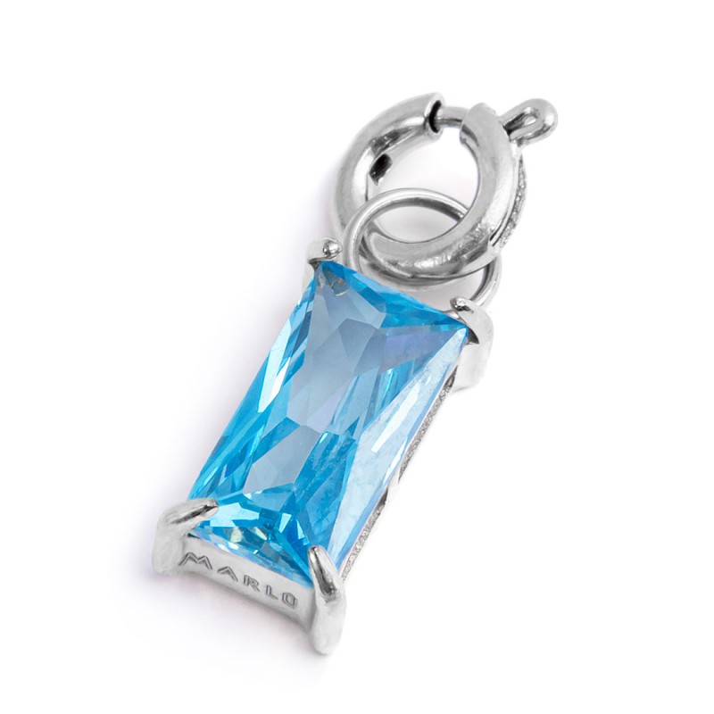Charm con zircone baguette - Desidero