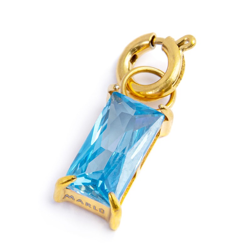 Charm con zircone baguette - Desidero