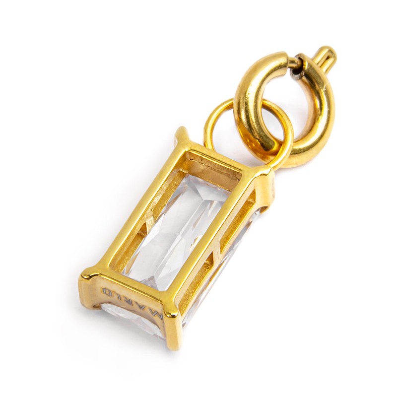 Charm con zircone baguette - Desidero