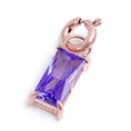 Carica l'immagine nel visualizzatore della galleria, Charm con zircone baguette - Desidero

