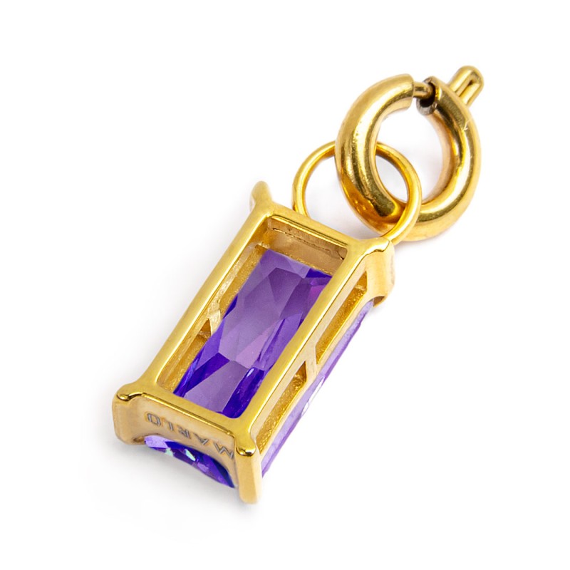 Charm con zircone baguette - Desidero