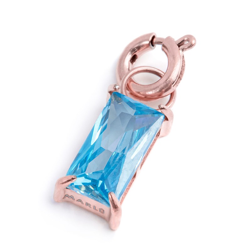 Charm con zircone baguette - Desidero