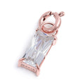 Carica l'immagine nel visualizzatore della galleria, Charm con zircone baguette - Desidero
