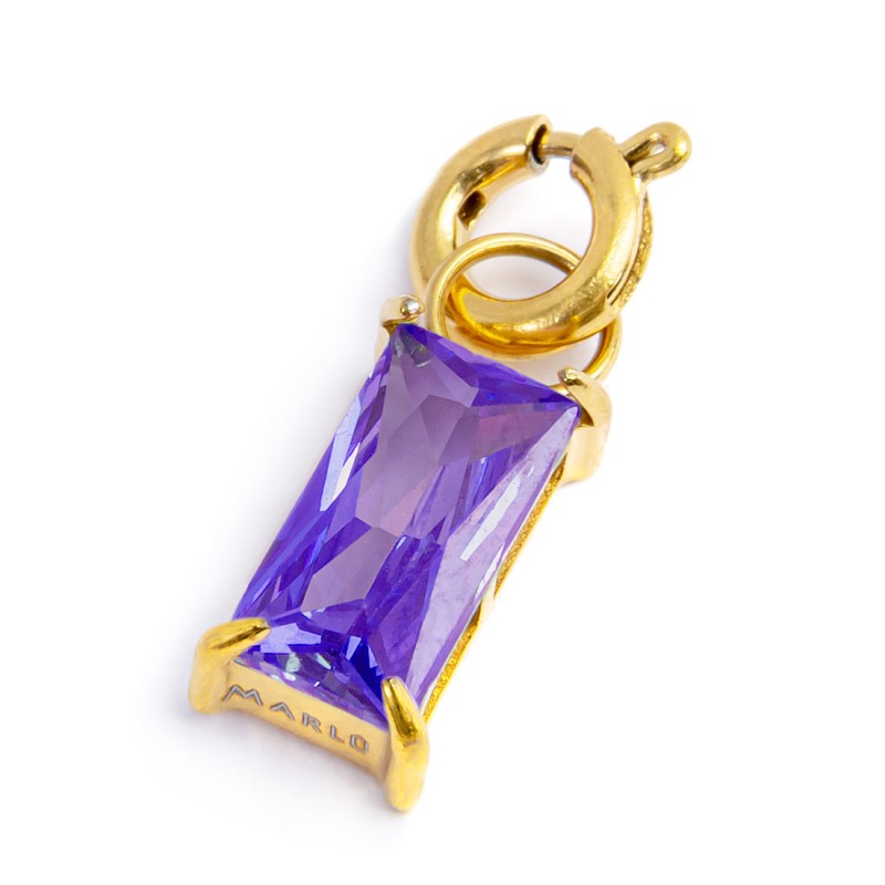Charm con zircone baguette - Desidero
