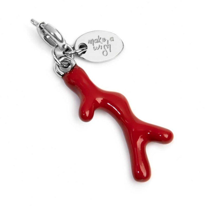 Charm corallo grande