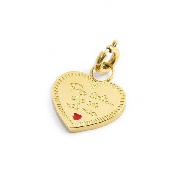 CHARM CUORE MAESTRA CON CRISTALLO - Desidero