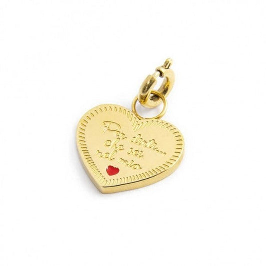 CHARM CUORE MAESTRA CON CRISTALLO - Desidero