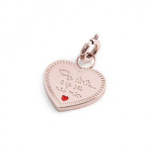 CHARM CUORE MAESTRA CON CRISTALLO - Desidero