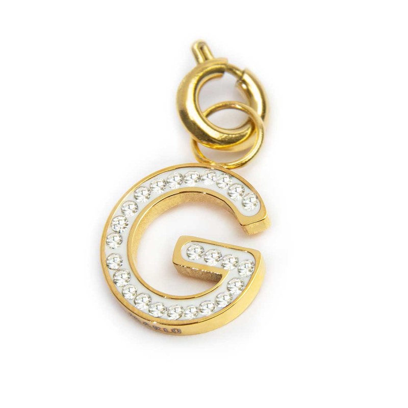 Charm lettera G con cristalli - Desidero