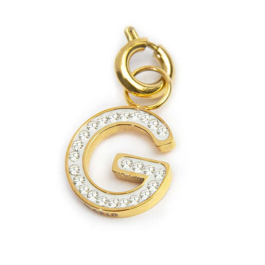 Charm lettera G con cristalli - Desidero