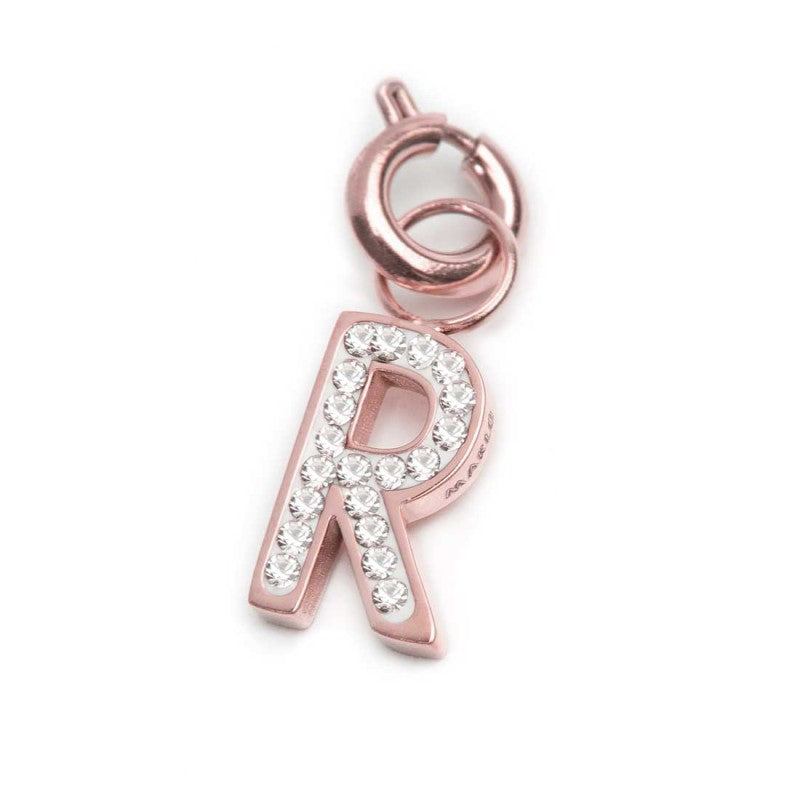 Charm lettera R con cristalli - Desidero