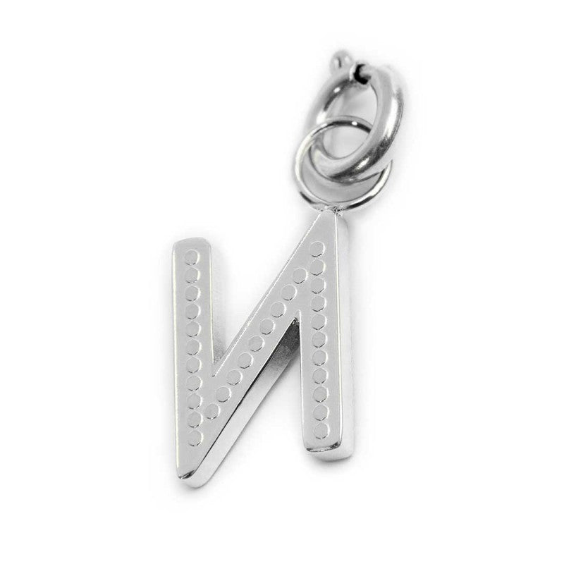 Charm lettera N con cristalli - Desidero