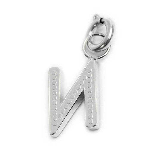 Charm lettera N con cristalli - Desidero