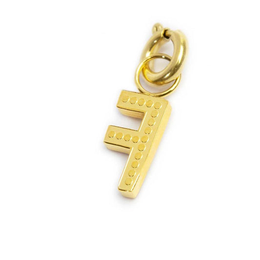 Charm lettera F con cristalli - Desidero