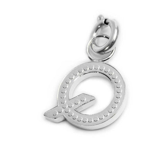 Charm lettera Q con cristalli - Desidero