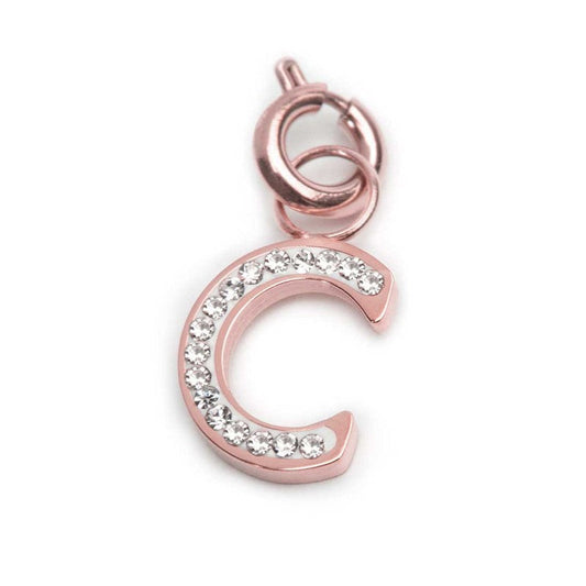 Charm lettera C con cristalli - Desidero