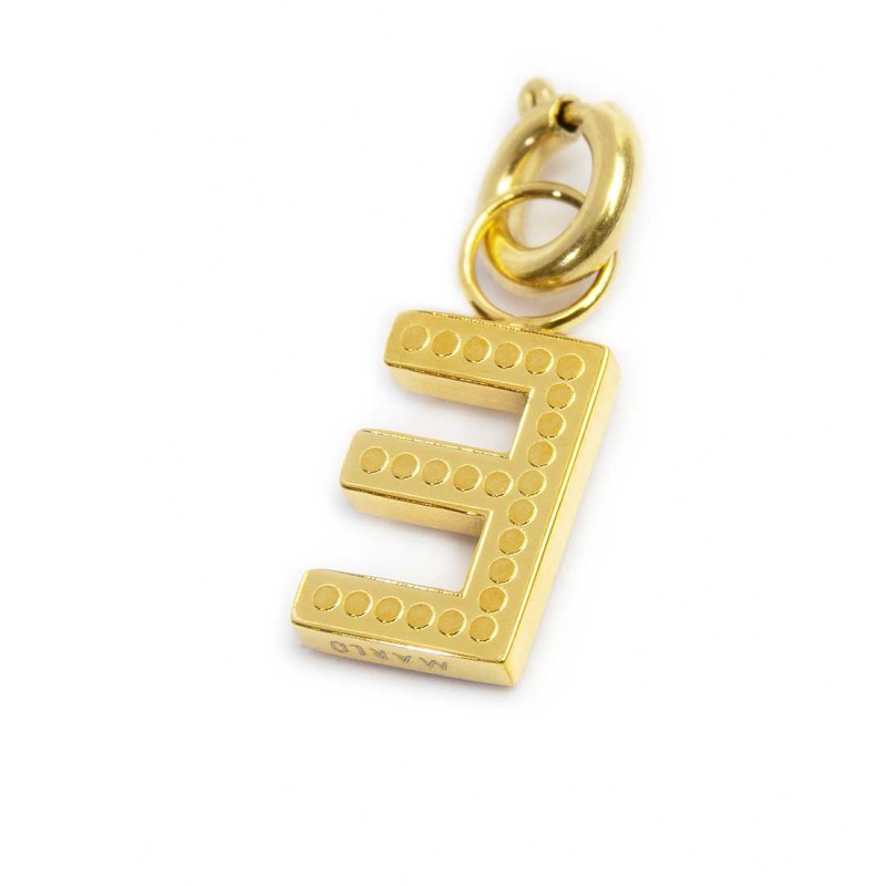 Charm lettera E con cristalli - Desidero