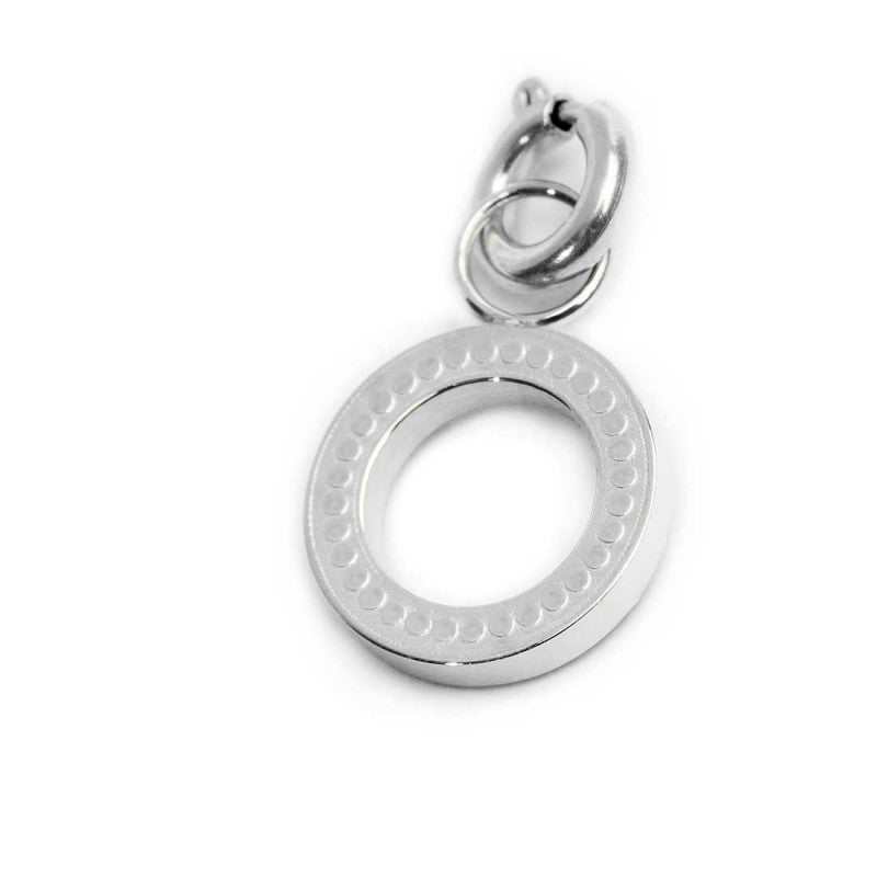 Charm lettera O con cristalli - Desidero