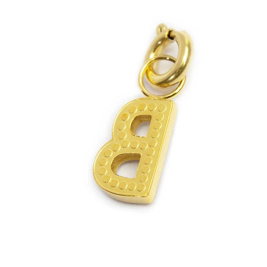 Charm lettera B con cristalli - Desidero