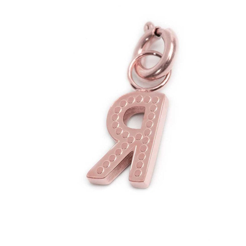 Charm lettera R con cristalli - Desidero