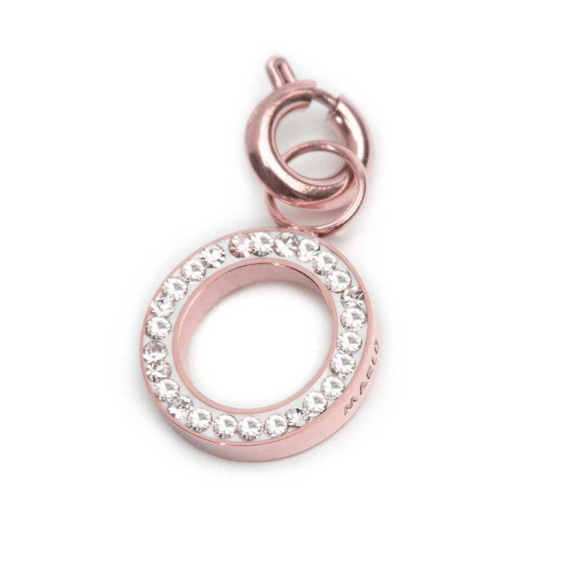 Charm lettera O con cristalli - Desidero