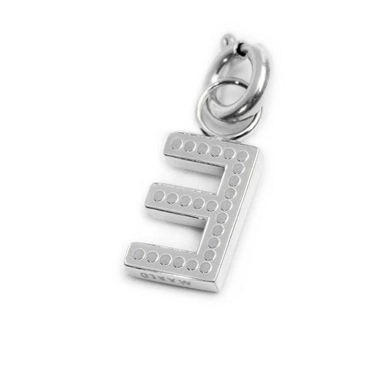 Charm lettera E con cristalli - Desidero