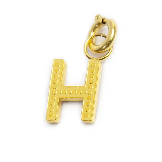 Charm lettera H con cristalli - Desidero