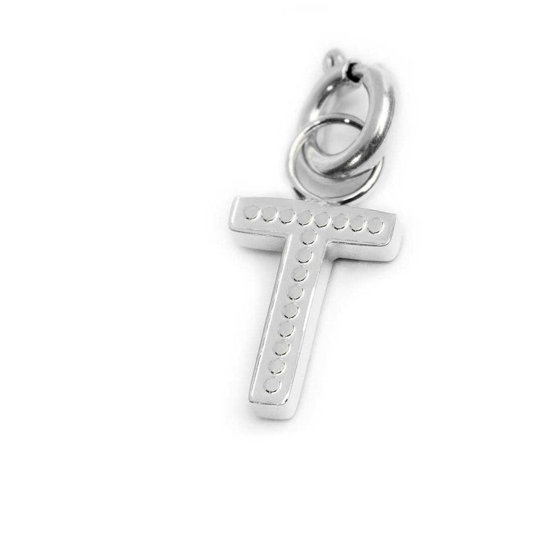 Charm lettera T con cristalli - Desidero