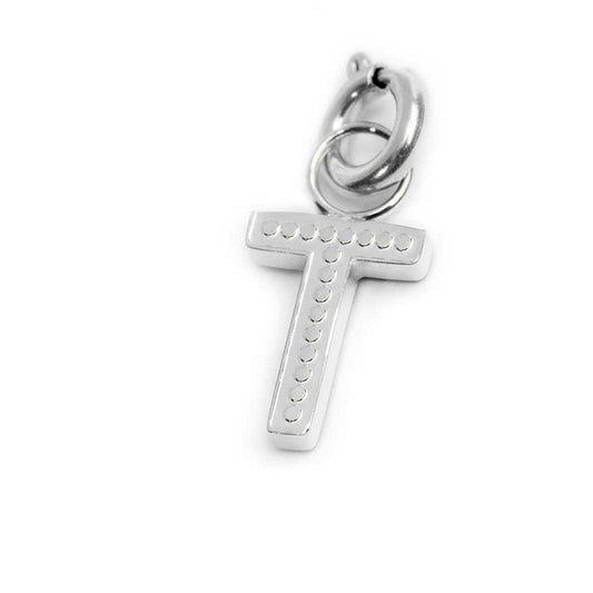 Charm lettera T con cristalli - Desidero
