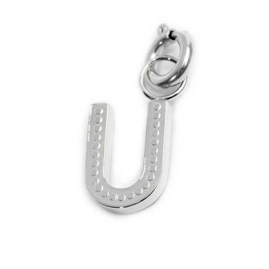 Charm lettera U con cristalli - Desidero