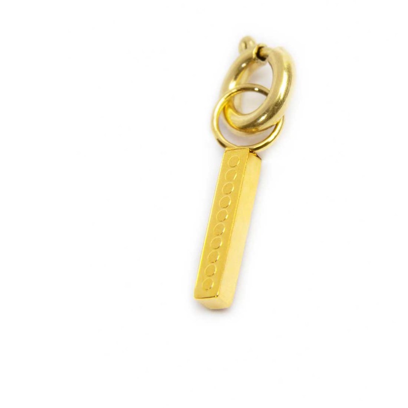 Charm lettera I con cristalli - Desidero